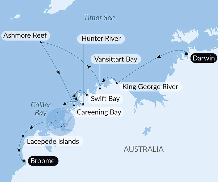 Ponant   Cruise   Australia 's  Iconic   Kimberley    You  Travel  &  Cruise   Bethlehem